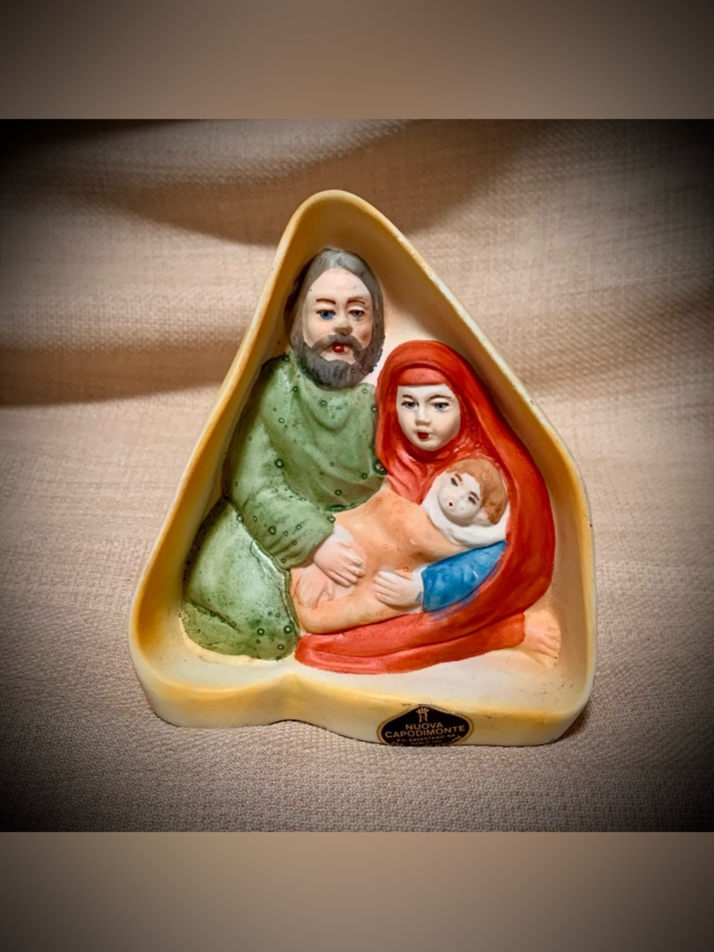 🎄Holy Family Nativity Figurine – Nuova Capodimonte Italy Porcelain